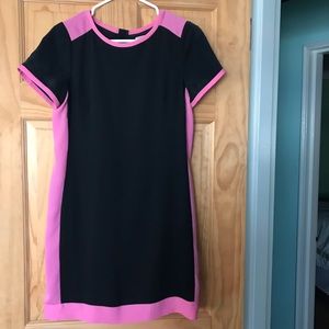 Banana Republic black and pink trimmed dress